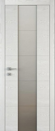 Межкомнатная дверь Арт ЛШ16 Шпон+эмаль (закрытая пора), Белый, 600/700/800/900*2000 мм. «Дверной лидер» в Ярославле